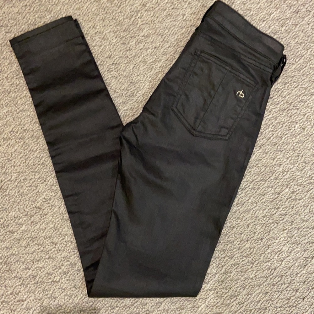 Rag & bone coated skinny jeans